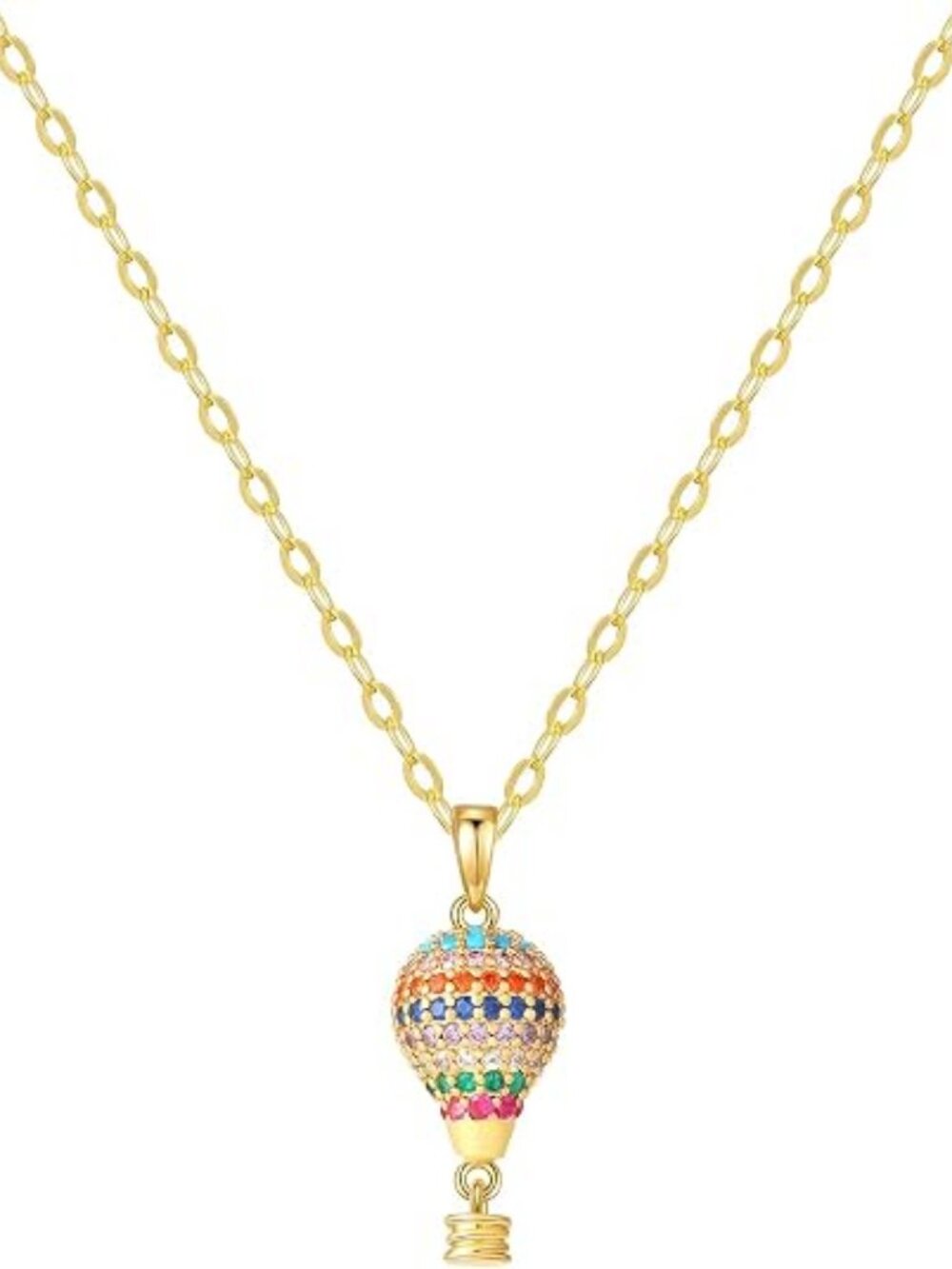 Starain Heart Necklaces for Women Dainty Cubic Zirconia Love Heart Pendant Neckl